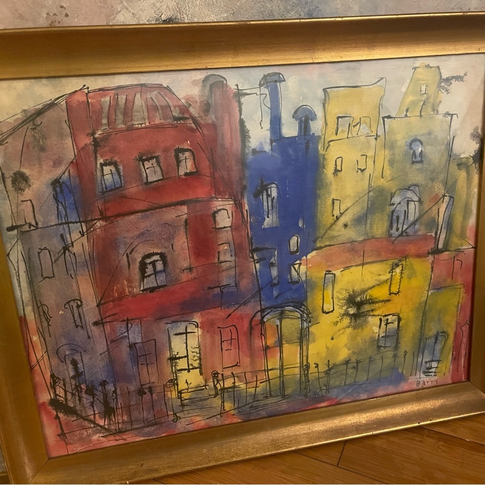 Frank Barry painting